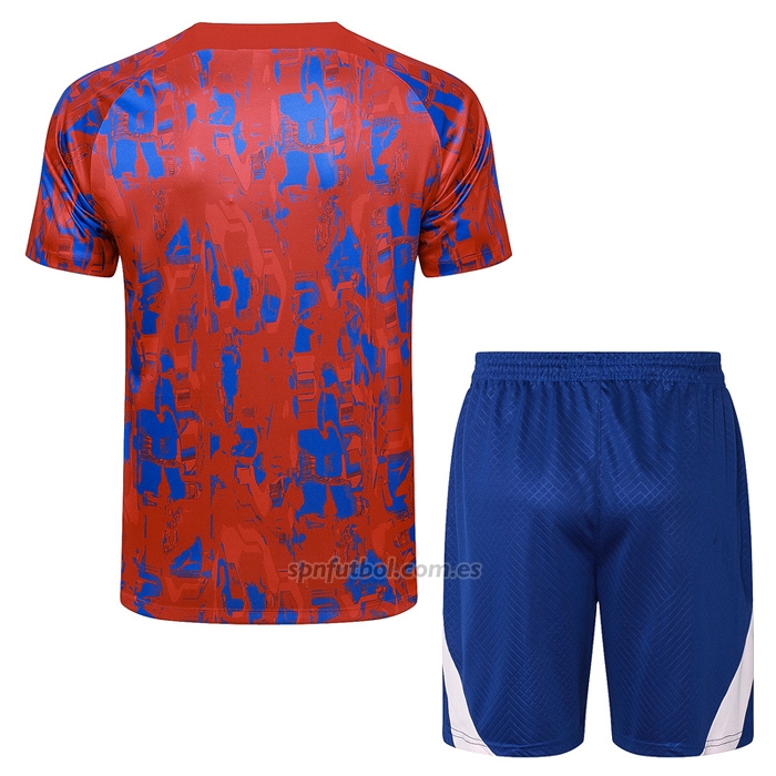 Chandal del Atletico Madrid Manga Corta 2023-2024 Rojo - Pantalon Corto